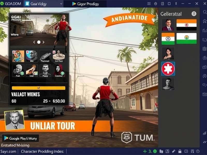 Goa Vigor Prodigy gameplay screenshot showing vibrant Indian-inspired environments